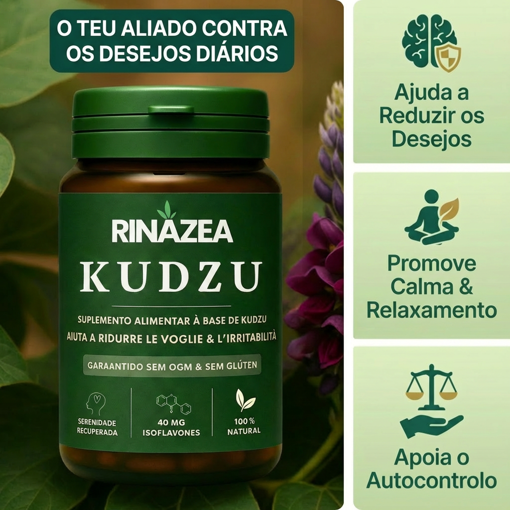 Kudzu Rinazea 40 mg de isoflavonas – 100 % natural